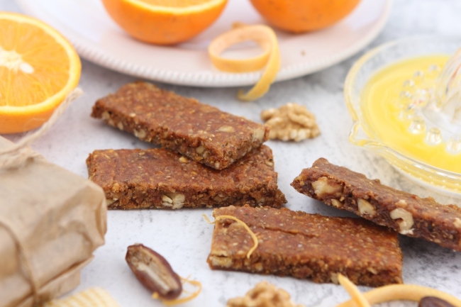 BARRES DATTES ORANGES 30G (PAQUET 12)